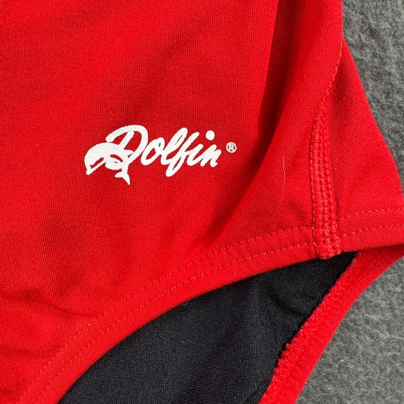 Vintage Dolfin Swimsuit S Baywatch One Piece Red Life Guard Pamela‎ Anderson - Picture 4 of 7